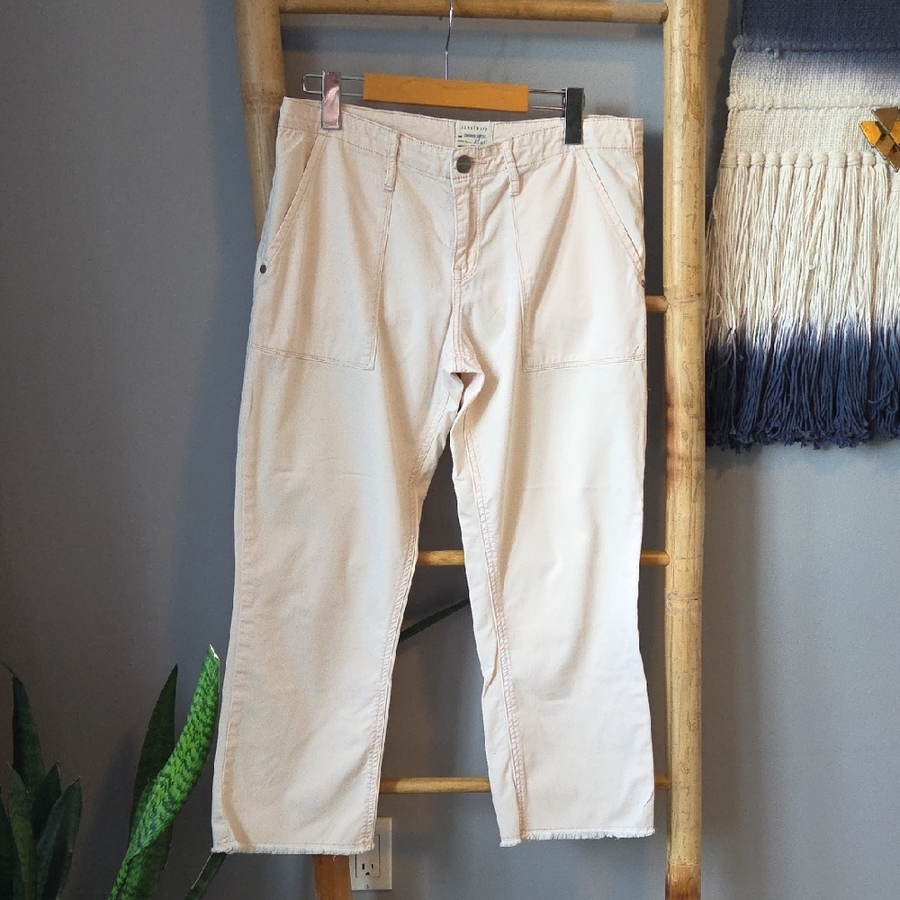 Sanctuary Cream Cropped Ankle Pants